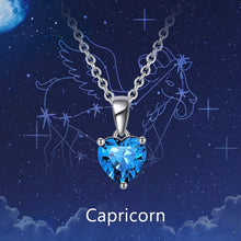 Laden Sie das Bild in den Galerie-Viewer. 925 Sterling Silver Birthstone Pendant Necklace