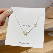 Lataa kuva Galleria-katseluun, 2021 Titanium Steel Gold Chain Necklace For Women Fashion Collar Jewelry