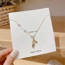 Lataa kuva Galleria-katseluun, 2021 Titanium Steel Gold Chain Necklace For Women Fashion Collar Jewelry