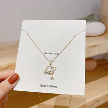 Lataa kuva Galleria-katseluun, 2021 Titanium Steel Gold Chain Necklace For Women Fashion Collar Jewelry