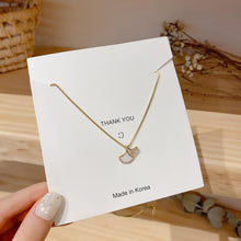 Lataa kuva Galleria-katseluun, 2021 Titanium Steel Gold Chain Necklace For Women Fashion Collar Jewelry