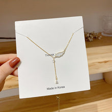 Lataa kuva Galleria-katseluun, 2021 Titanium Steel Gold Chain Necklace For Women Fashion Collar Jewelry