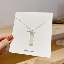 Lataa kuva Galleria-katseluun, 2021 Titanium Steel Gold Chain Necklace For Women Fashion Collar Jewelry