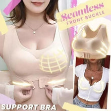 Lataa kuva Galleria-katseluun, Seamless Front Buckle Support Bra