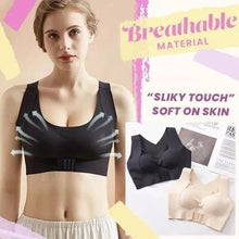 Lataa kuva Galleria-katseluun, Seamless Front Buckle Support Bra