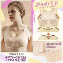 Lataa kuva Galleria-katseluun, Seamless Front Buckle Support Bra