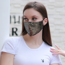 Cargar imagen en el visor de la galería, <transcy>Máscara facial con lentejuelas para exteriores, lavable y reutilizable, brillante a la moda</transcy>