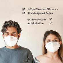 Lataa kuva Galleria-katseluun, KN95 Masks, (FDA Registered) Face Mask for at least 95% filtration efficiency against non-oil-based particles and aerosols