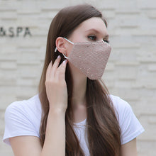 Cargar imagen en el visor de la galería, <transcy>Máscara facial con lentejuelas para exteriores, lavable y reutilizable, brillante a la moda</transcy>