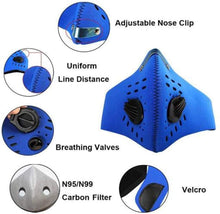 Cargar imagen en el visor de la galería, <transcy>Copia de la máscara protectora de la válvula de respiración para deportes al aire libre</transcy>