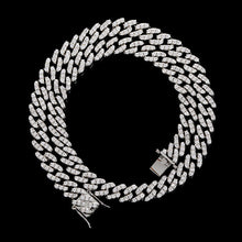 Cargar imagen en el visor de la galería, 9MM Colorful Zircon Cuban Chain