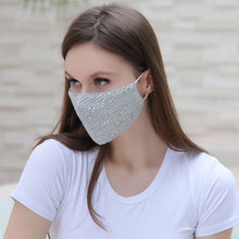 Cargar imagen en el visor de la galería, <transcy>Máscara facial con lentejuelas para exteriores, lavable y reutilizable, brillante a la moda</transcy>