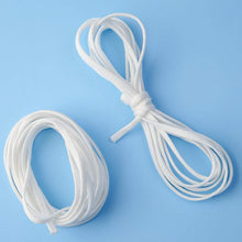 Cargar imagen en el visor de la galería, <transcy>Cuerda de correa de máscara elástica plana de 3,5 mm / cuerda suave para orejeras (50 yardas)</transcy>