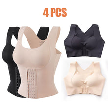 Lataa kuva Galleria-katseluun, 4-in-1 Multifunctional Seamless Support Bustiers and Front Buckle Support Bra